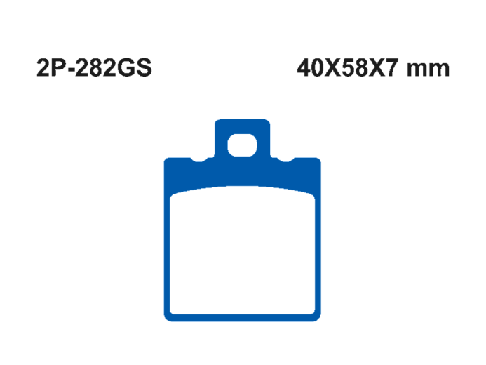 Тормозные колодки NISSIN 2P-282GS
