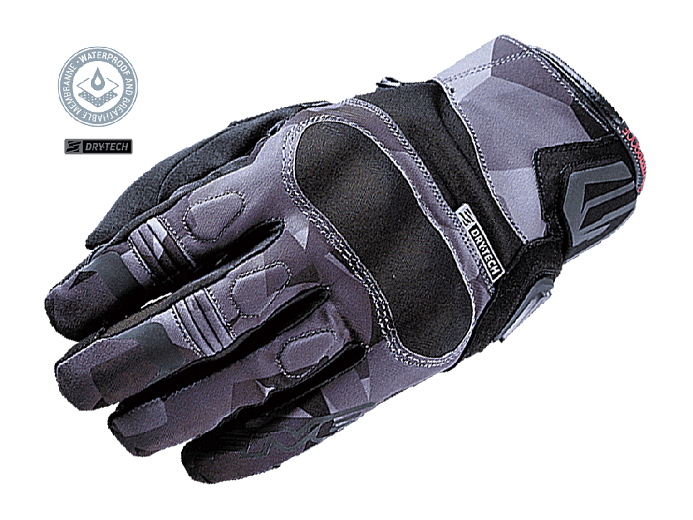 Мотоперчатки FIVE BOXER WP camo grey Drytech 8/S
