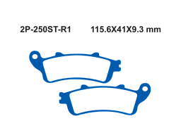 Тормозные колодки NISSIN 2P-250ST-R1