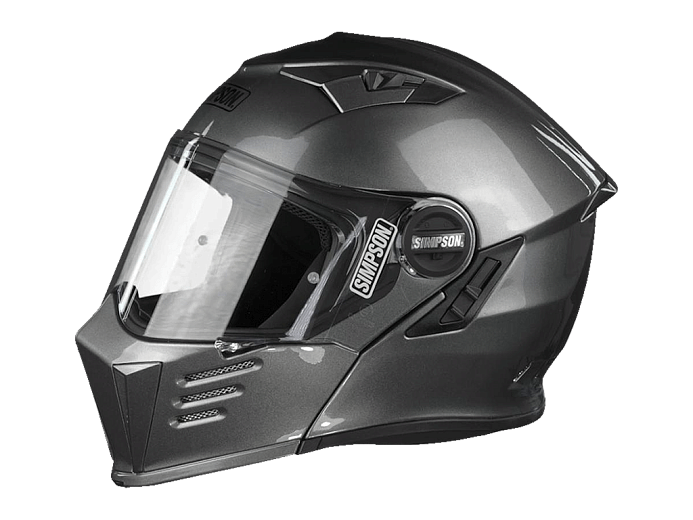 Мотошлем SIMPSON DARKSOME GUNMETAL XS