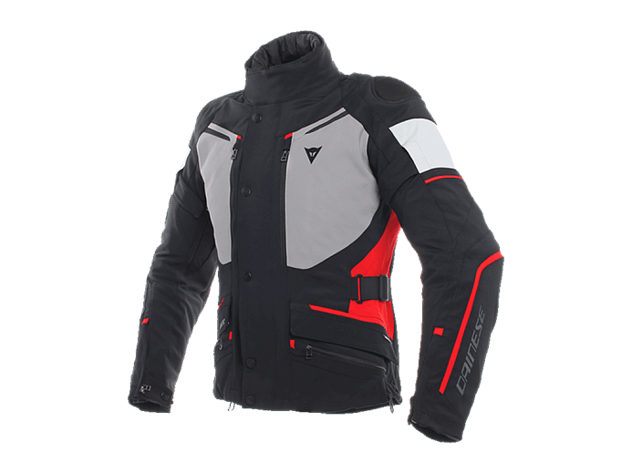 Мотокуртка ткань DAINESE CARVE MASTER 2 GORE-TEX Z03 BLACK/FROST-GREY/RED 48