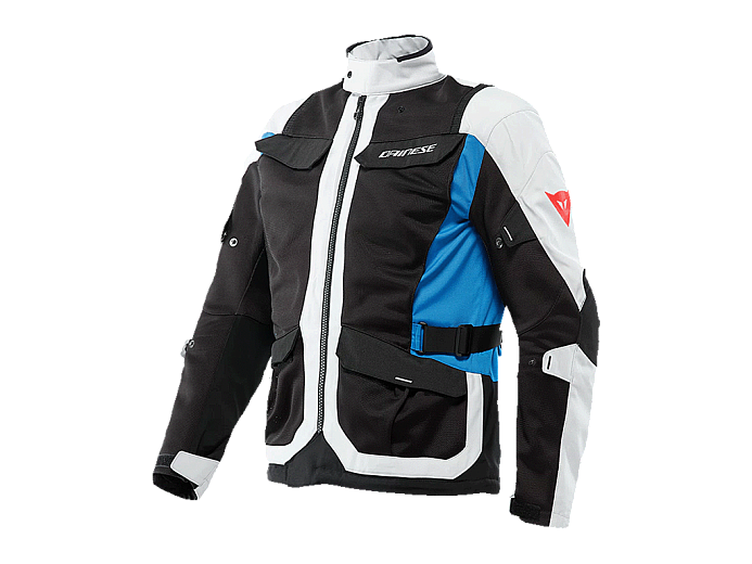 Мотокуртка ткань DAINESE DESERT TEX 44G GLACIER-GR/BL/PERFORMANCE-BLUE 48