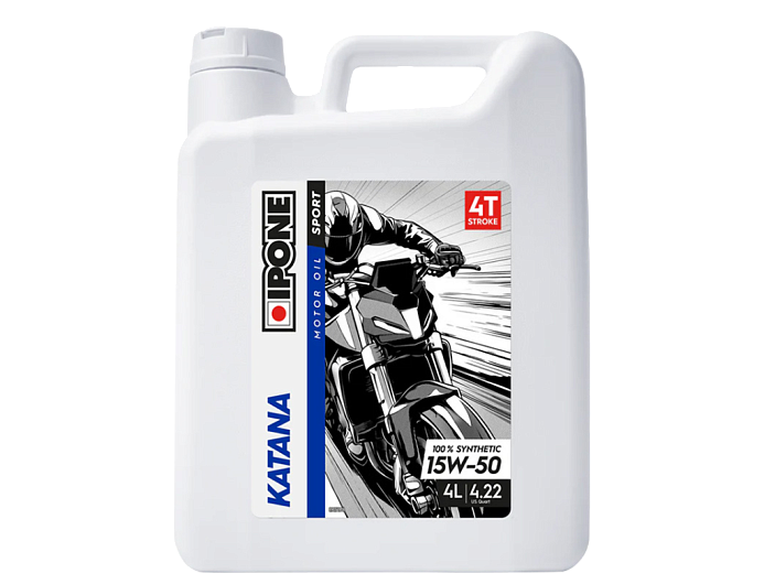 Масло IPONE 4T KATANA 15W50 4L синтетическое (x6)