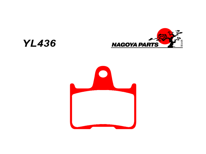 NAGOYA PARTS Тормозные колодки  YL436