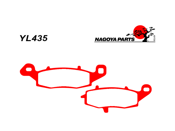 NAGOYA PARTS Тормозные колодки  YL435