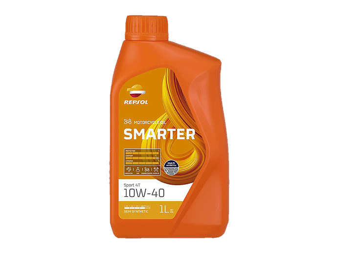 REPSOL Масло SMARTER SPORT 4T 10W-40 1L полусинтетика