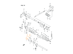 SUZUKI GSF400 Шестерня КПП  25211-30B00