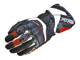 Мотоперчатки FIVE RFX4 EVO черно/бело/красные 10/L
