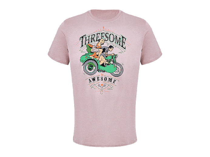 VolgaWear Футболка Threesome бежевая XL