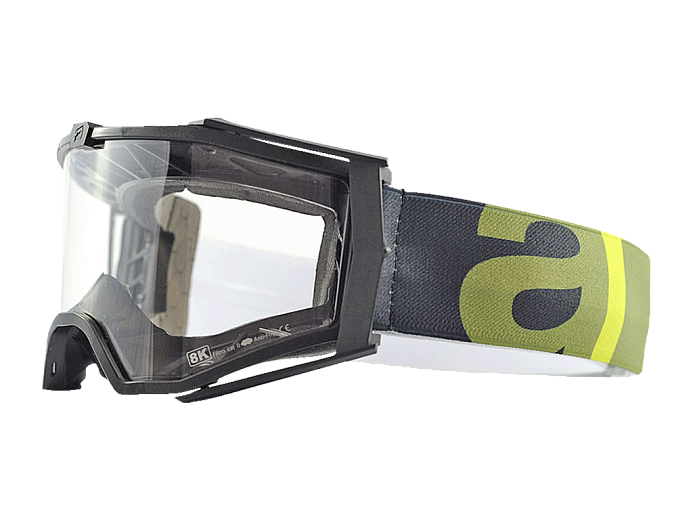 Очки кроссовые ARIETE 8K ARI 8-1 черно-зеленые