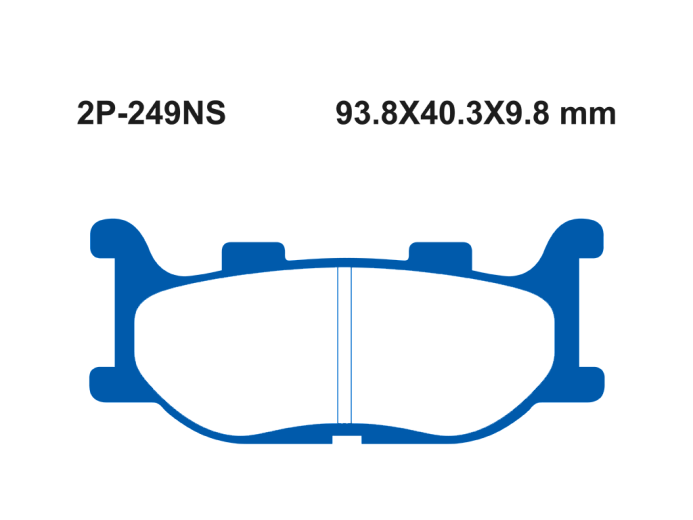 Тормозные колодки NISSIN 2P-249NS