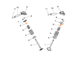 HISUN HS500ATV-2 Маслосъемные колпачок 91225-002-0000