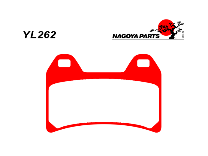 NAGOYA PARTS Тормозные колодки  YL262