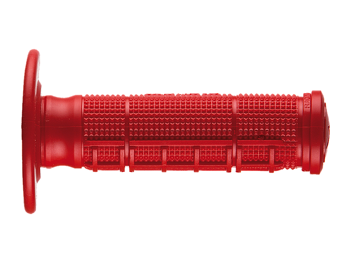 ARIETE Грипсы резиновые HALF WAFFLE RED