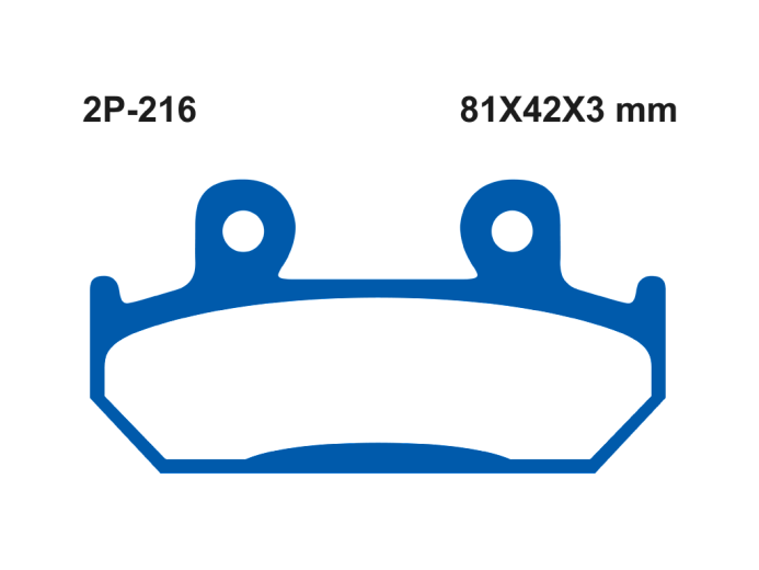 Тормозные колодки NISSIN 2P-216NS