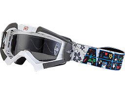 Очки кроссовые ARIETE RIDING CROWS бело-серые