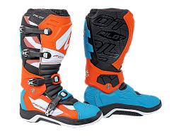 Кроссовые мотоботы FORMA PILOT WHITE/ORANGE/AQUA 39
