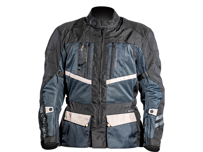 Мотокуртка ткань FSD BANDIT black/navy L