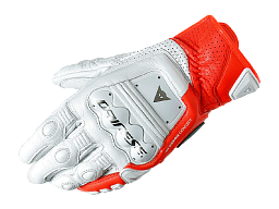 Мотоперчатки DAINESE 4-STROKE 2 654 WHITE/FLUO-RED XXL