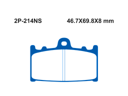 Тормозные колодки NISSIN 2P-214NS
