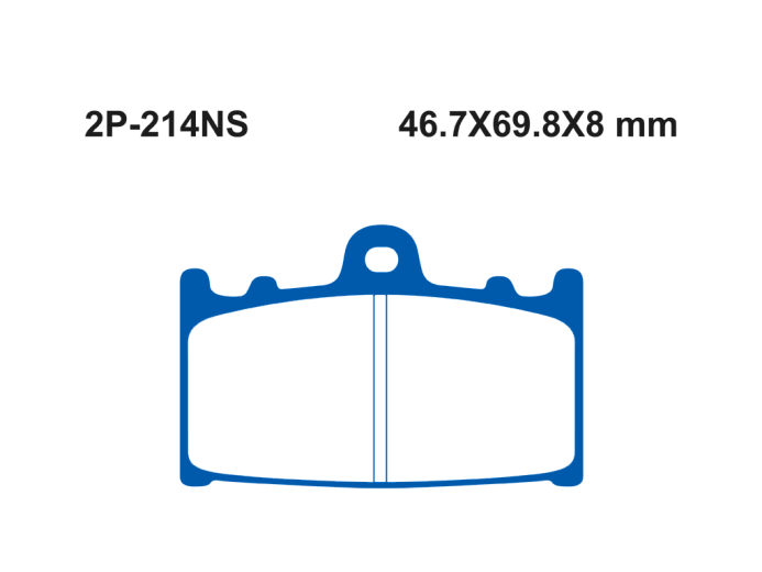 Тормозные колодки NISSIN 2P-214NS