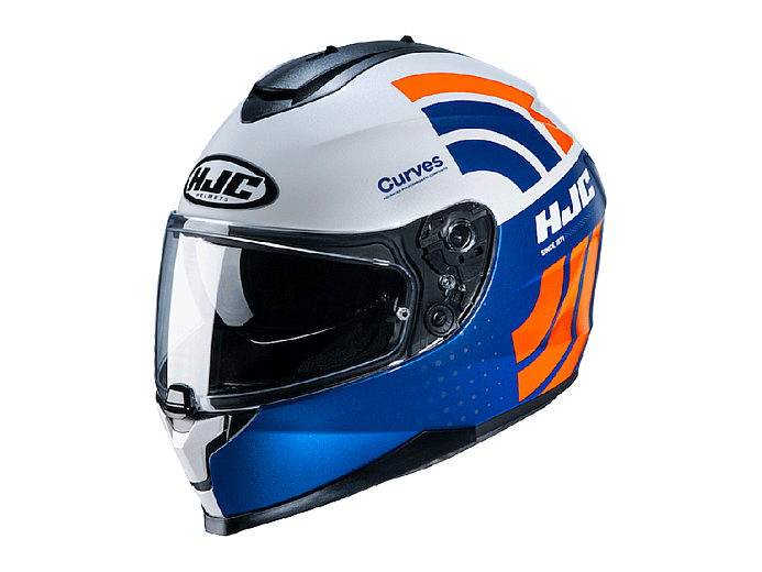 Мотошлем HJC C70 CURVES MC27 XS