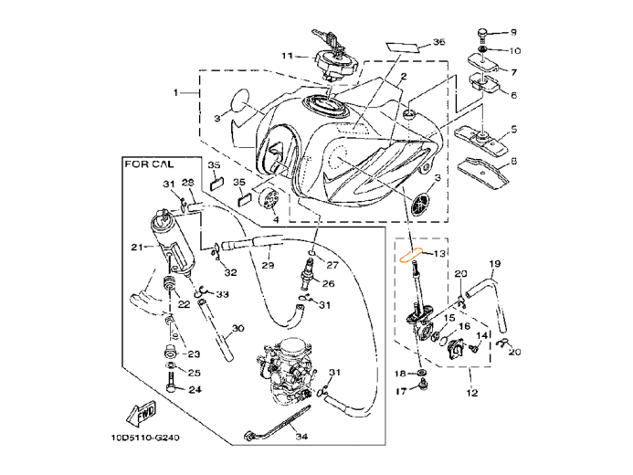 Заказ YAMAHA TDM850 GASKET