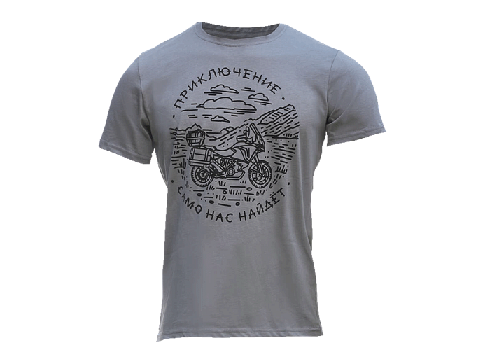 VolgaWear Футболка Приключения KTM мужская серая XL
