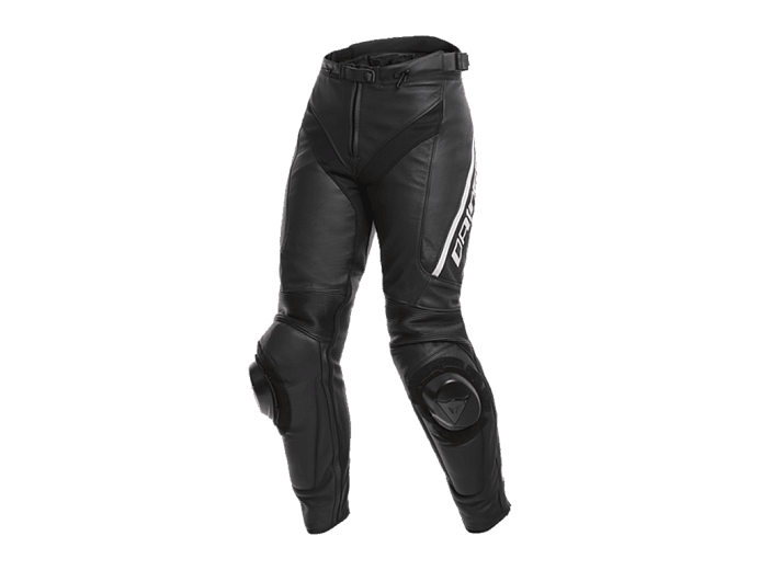 Мотобрюки кожаные женские DAINESE DELTA 3 948 BLACK/BLACK/WHITE 40