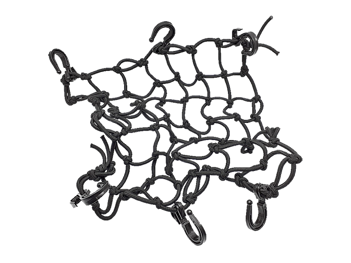 REXWEAR Багажная сетка черн.пластик.крючки 40*40см