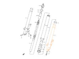 SUZUKI GSX-R1100 Перо вилки 51120-46E00