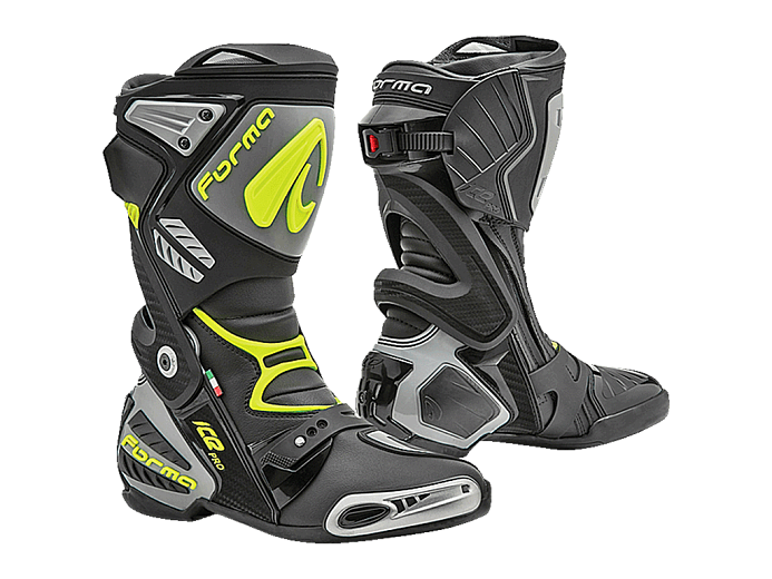 Мотоботы FORMA ICE PRO BLACK/GREY/YELLOWFLUO 40