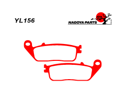 NAGOYA PARTS Тормозные колодки  YL156