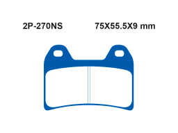 Тормозные колодки NISSIN 2P-270NS