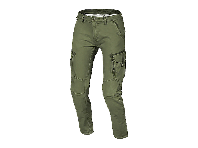 Мотобрюки MACNA TAKAR ткань зеленые 32