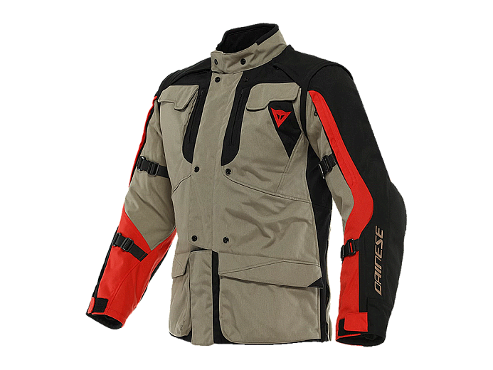 Мотокуртка ткань DAINESE ALLIGATOR TEX 21F WALNUT/BLK/LAVA-RED 50