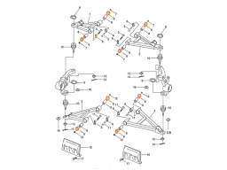 HISUN HS800UTV Втулка переднего рычагов нейлон 82022-116-0003