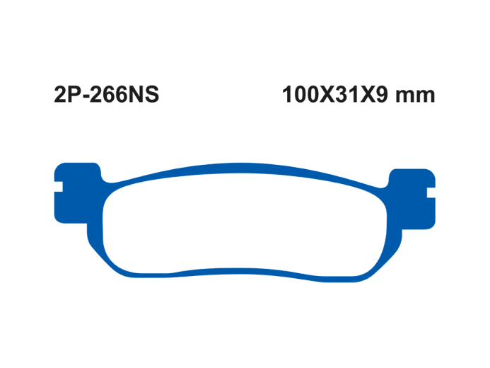 Тормозные колодки NISSIN 2P-266NS