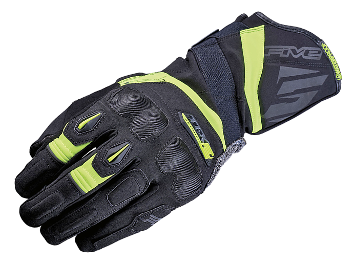 Мотоперчатки FIVE TFX2 WP black/fluoyellow 10/L