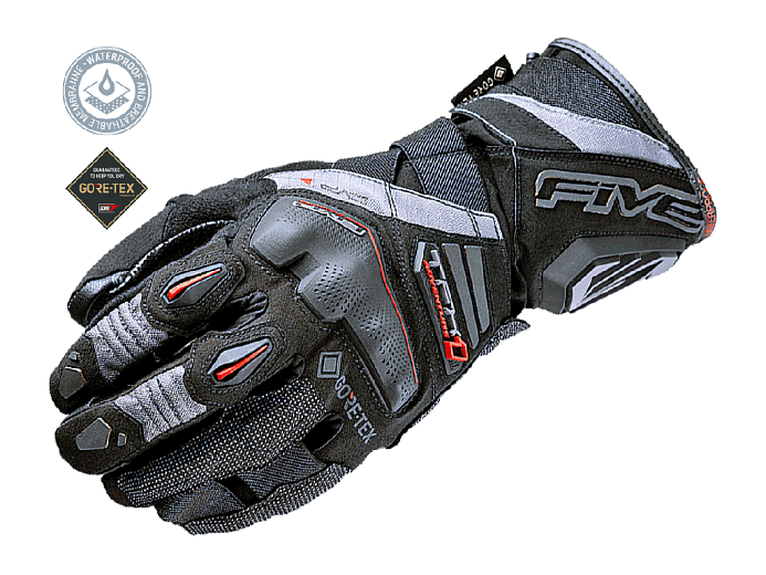 Мотоперчатки FIVE TFX1 GTX черно/серые 10/L