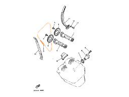 YAMAHA FZ400 Цепь распредвала 94590-60136