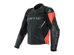 Мотокуртка кожаная DAINESE RACING 4 628 BLACK/FLUO-RED 48