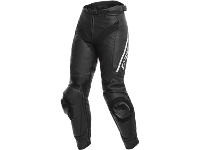 Мотобрюки кожаные женские DAINESE DELTA 3 948 BLACK/BLACK/WHITE 42