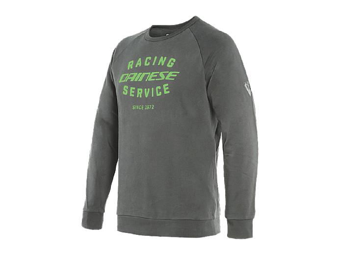 Свитшот DAINESE PADDOCK 93E CHARCOAL-GRAY/GREEN L