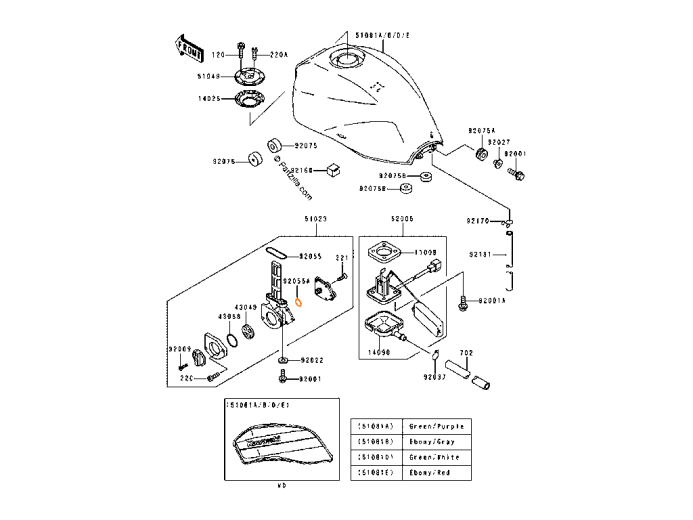 KAWASAKI O-RING 92055-1539