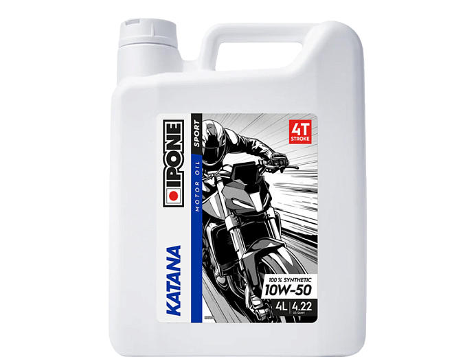Масло IPONE 4T KATANA 10W50 4L синтетическое (x6)