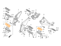 HONDA Резинка подножки 50661-MBW-000