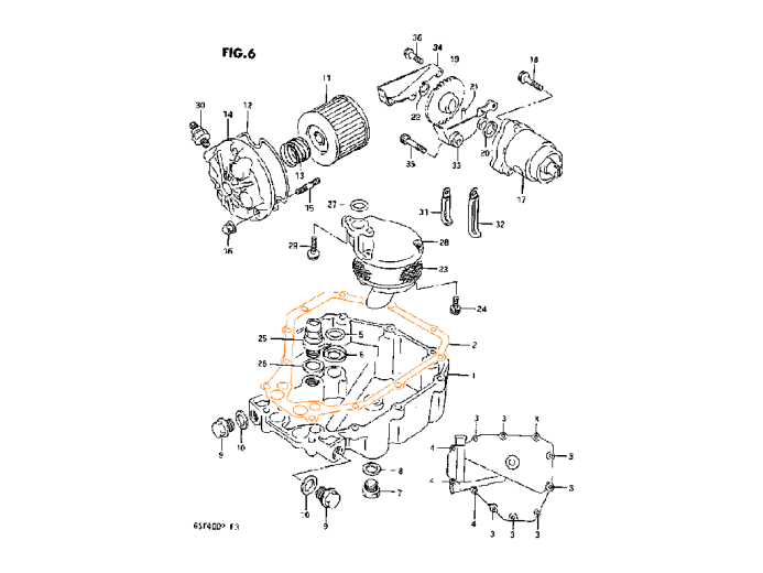 SUZUKI GSF400 Прокладка 11489-32C10