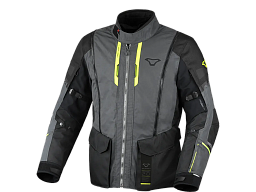 Мотокуртка MACNA AIR HYBRID 2.0 NIGHT EYE ткань черно/серая L