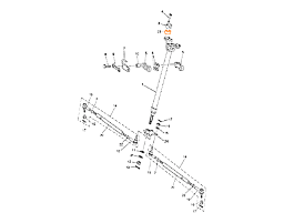 HISUN HS500ATV-2 Скоба рулевой колонки 61132-103-0100